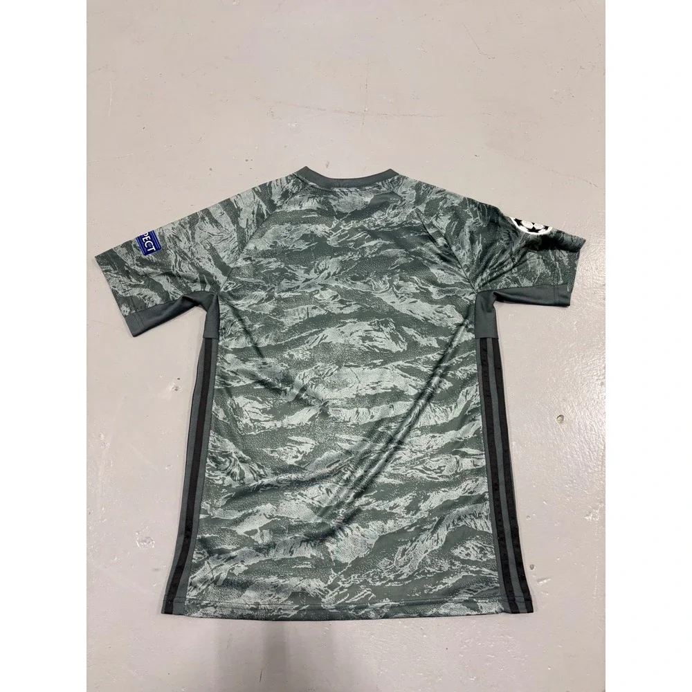 Adidas Real Madrid 2019-20 Third Jersey Green Gold Fly Emirates Mens Medium